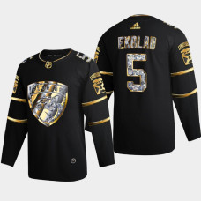Aaron Ekblad Florida Panthers Black Diamond Edition Jersey Authentic With 2023 Stanley Cup Patch
