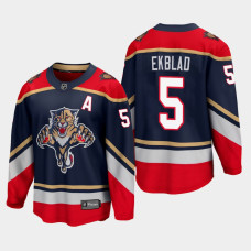 Men's Florida Panthers Aaron Ekblad #5 Special Edition Blue Jersey With 2023 Stanley Cup Patch