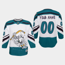 Youth Anaheim Ducks Custom #00 Special Edition 2021 Jersey White