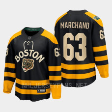Brad Marchand Boston Bruins 2023 Winter Classic Breakaway Black Jersey