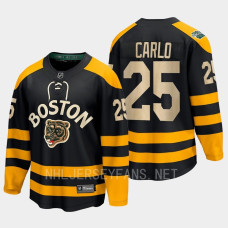 Brandon Carlo Boston Bruins 2023 Winter Classic Breakaway Black Jersey
