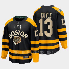 Charlie Coyle Boston Bruins 2023 Winter Classic Breakaway Black Jersey