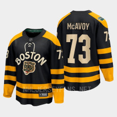 Charlie McAvoy Boston Bruins 2023 Winter Classic Breakaway Black Jersey