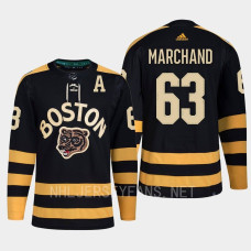 Brad Marchand 2023 Winter Classic Boston Bruins Black Jersey Primegreen #63