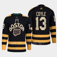 Charlie Coyle 2023 Winter Classic Boston Bruins Black Jersey Primegreen #13