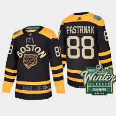 Boston Bruins #88 David Pastrnak 2023 Winter Classic Authentic Black Jersey