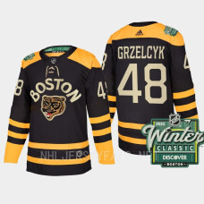 Boston Bruins #48 Matt Grzelcyk 2023 Winter Classic Authentic Black Jersey