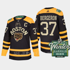 Boston Bruins #37 Patrice Bergeron 2023 Winter Classic Authentic Black Jersey