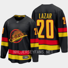 Vancouver Canucks Curtis Lazar 2023-24 Alternate Black #20 Jersey Breakaway Player