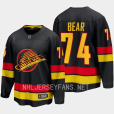Vancouver Canucks Ethan Bear 2023-24 Alternate Black #74 Jersey Breakaway Player