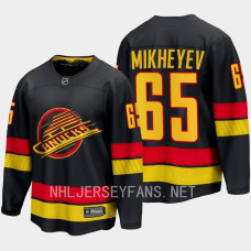 Vancouver Canucks Ilya Mikheyev 2023-24 Alternate Black #65 Jersey Breakaway Player