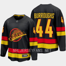 Vancouver Canucks Kyle Burroughs 2023-24 Alternate Black #44 Jersey Breakaway Player