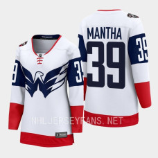 Washington Capitals Anthony Mantha #39 White 2023 NHL Stadium Series Breakaway Player Jersey Women
