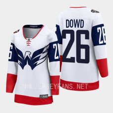 Washington Capitals Nic Dowd #26 White 2023 NHL Stadium Series Breakaway Player Jersey Women