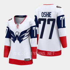Washington Capitals T.J. Oshie #77 White 2023 NHL Stadium Series Breakaway Player Jersey Women