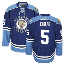 Florida Panthers Aaron Ekblad #5 Navy Blue Alternate Authentic Jersey With 2023 Stanley Cup Patch