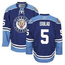 Florida Panthers Aaron Ekblad #5 Navy Blue Alternate Jersey With 2023 Stanley Cup Patch