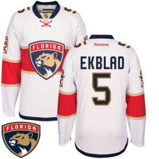Florida Panthers Aaron Ekblad #5 White Premier Player Jersey With 2023 Stanley Cup Patch