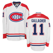 Youth Montreal Canadiens Brendan Gallagher #11 White Away Jersey
