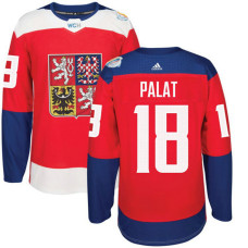 Czech Republic Team 2016 World Cup of Hockey #18 Ondrej Palat Red Premier Jersey