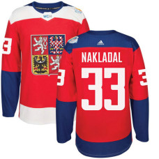 Czech Republic Team 2016 World Cup of Hockey #33 Jakub Nakladal Red Premier Jersey