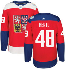 Czech Republic Team 2016 World Cup of Hockey #48 Tomas Hertl Red Premier Jersey