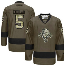 Florida Panthers Aaron Ekblad #5 Green Camo Player Jersey With 2023 Stanley Cup Patch