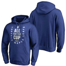 Royal 2018 Stanley Cup Bound Behind The Net Pullover Hoodie Toronto Maple Leafs
