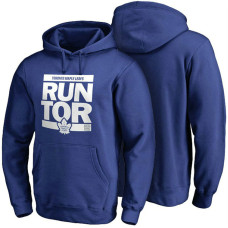 Mens Toronto Maple Leafs Royal RUN-CTY Pullover Hoodie