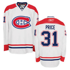 Youth Montreal Canadiens Carey Price #31 White Away Jersey