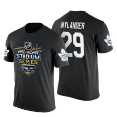 Toronto Maple Leafs #29 William Nylander Black 2018 Stadium Series T-shirt
