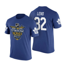 Toronto Maple Leafs #32 Josh Leivo Blue 2018 Stadium Series T-shirt