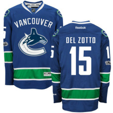 Vancouver Canucks #15 Michael Del Zotto Blue 2017 Draft Premier Hockey Jersey