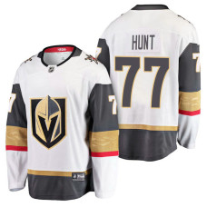 Vegas Golden Knights #77 Breakaway Player Away Brad Hunt Jersey White With 2023 Stanley Cup Patch