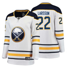 Women's Buffalo Sabres #22 Johan Larsson 2018 Fanatics Breakaway White Away jersey