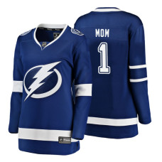 Women's Tampa Bay Lightning Blue Mother's Day #1 Mom Jersey