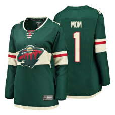 Women's Minnesota Wild Green Mother's Day #1 Mom Jersey