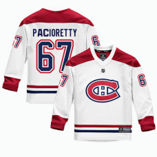 Youth Montreal Canadiens #67 Max Pacioretty White 2018 New Season Team Road Jersey