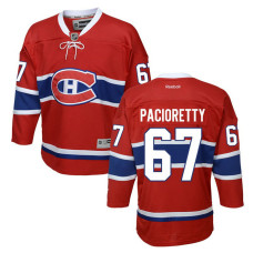 Youth Canadiens #67 Max Pacioretty Red Home Premier Jersey