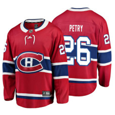 Youth Montreal Canadiens #26 Jeff Petry Red Home Breakaway Player Jersey