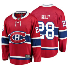 Youth Montreal Canadiens #28 Mike Reilly Red Home Breakaway Player Jersey